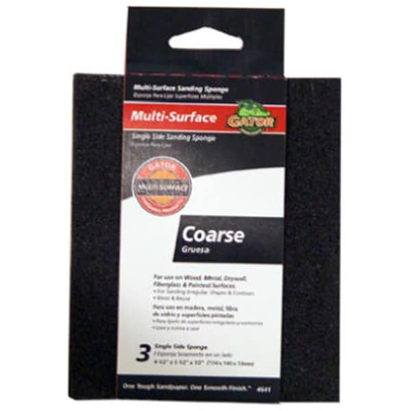 Gator Finishing 4641 4.5 in. 60 Grit Premium Sanding Pad, PK3 839033 - main